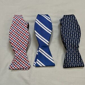 Assorted Brands Men's Bowtie Lot of 3 - 1 Cotton And 2 Silk